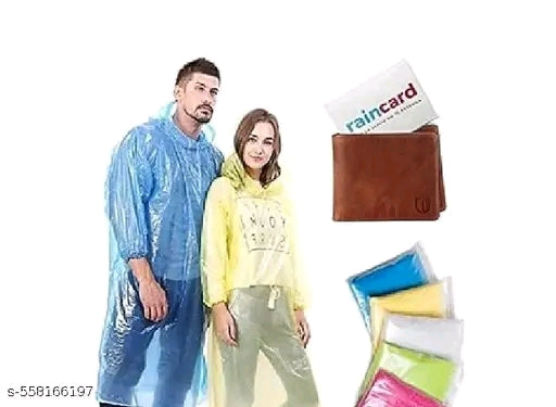 Pocket-Sized Raincard Raincoat – Ultra Compact & Waterproof ☔